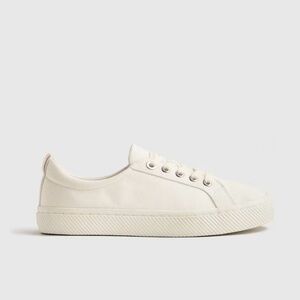 Quince Women’s Organic Eco Cotton Canvas Everyday sneaker  - Cream